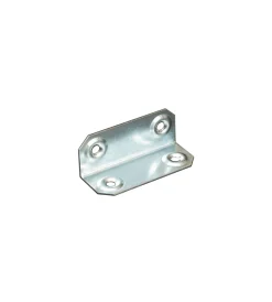 Discount Piastrina ad angolo in acciaio zincato 20 x 20 x 40 mm. Ferramenta Per Mobili E Infissi
