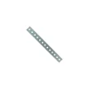 Online Piastrina dritta forata 100 x 20 spessore 2 mm. Ferramenta Per Esterno