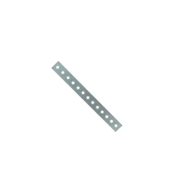 Online Piastrina dritta forata 100 x 20 spessore 2 mm. Ferramenta Per Esterno