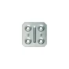 Sistemi Di Fissaggio- Piastrina quadrata 40 x 40 spessore 1 mm. - 4 pz.