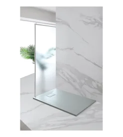 Sale Piatto doccia effetto pietra grigio, 70x90 cm Docce E Accessori