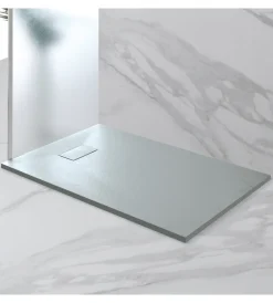 Docce E Accessori- Piatto doccia effetto pietra grigio, 80x120 cm