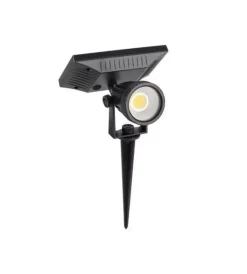 Illuminazione Per Esterno|Picchetto faretto led da esterno vtac nero 3000k