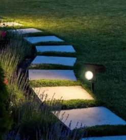 Illuminazione Per Esterno|Picchetto faretto led da esterno vtac nero 3000k