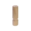 Ferramenta Per Mobili E Infissi- Piedino in legno serie "birillo" - ø 40 - h.130 mm. - grezzo