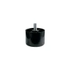 Piedino in plastica serie "black" - ø 60 - h.60 mm. - nero Ferramenta Per Mobili E Infissi