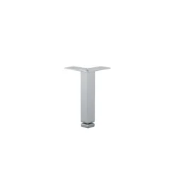 Best Piedino quadro in metallo con flangia triangolare - ø 25 - h.150 mm. - alluminio Ferramenta Per Mobili E Infissi