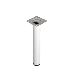 Ferramenta Per Mobili E Infissi- Piedino tondo "element system" - ø 30 - h.600 mm. - bianco