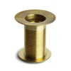 Pilette-Kam Piletta di scarico 1" per fontana da giardino in ottone lucido -