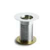 Outlet Piletta di scarico 1" per fontana da giardino in ottone cromato - Pilette