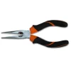 Pinze E Tenaglie-Beta Pinza a becchi piatti lunghi mezzotondi - 160 mm - 1166bm