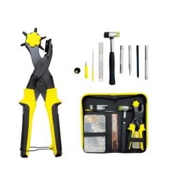 Occhiellatrici E Accessori|Pinza fusellatrice + martello con bottoni a pressione