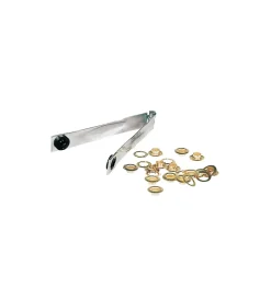 Occhiellatrici E Accessori|Pinza per anelli vela + 13 anelli