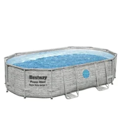 Bestway Piscine|Piscina fuori terra con struttura ovale