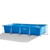 Intex Piscine|Piscina fuori terra con struttura rettangolare "rectangular frame" blu 450x220x84 cm i.2 - cod. 28273np
