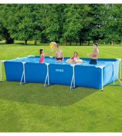 Intex Piscine|Piscina fuori terra con struttura rettangolare