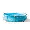 Piscine-Intex Piscina fuori terra con struttura rotonda "metal frame beachside" blu 305x305x76 cm - cod. 28206np