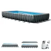 Discount Piscina fuori terra con struttura rettangolare "ultra xtr frame" antracite 975x488x132cm - cod. 26374gn Piscine