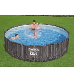Discount Piscina fuori terra con struttura rotonda
