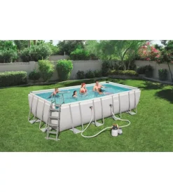 Bestway Piscine|Piscina fuori terra con struttura rettangolare