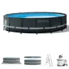 Online Piscina fuori terra con struttura rotonda "ultra xtr frame" pompa a sabbia antracite 488x122 cm - cod. 26326np Piscine