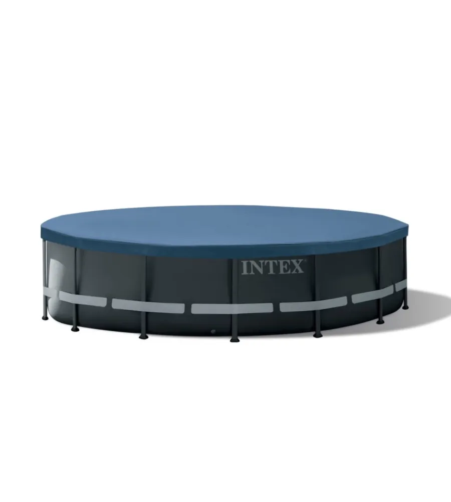 Online Piscina fuori terra con struttura rotonda "ultra xtr frame" pompa a sabbia antracite 488x122 cm - cod. 26326np Piscine