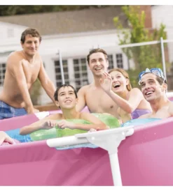 Hot Piscina fuori terra con struttura rotonda 