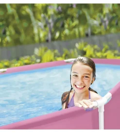 Hot Piscina fuori terra con struttura rotonda 