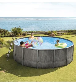 Intex Piscine|Piscina fuori terra con struttura rotonda 