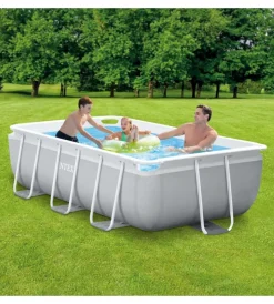 Discount Piscina fuori terra con struttura rettangolare