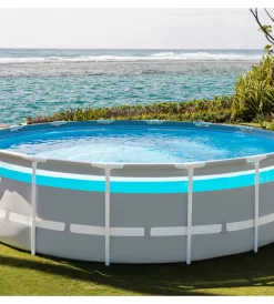 Outlet Piscina fuori terra con struttura rotonda 