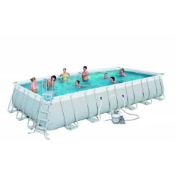 Sale Piscina fuori terra con struttura rettangolare 