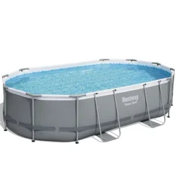 Hot Piscina fuori terra con struttura ovale