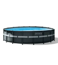 Piscine-Intex Piscina fuori terra con struttura rotonda 