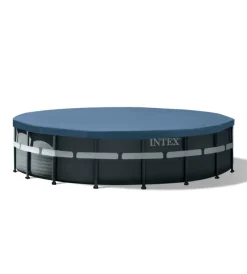 Piscine-Intex Piscina fuori terra con struttura rotonda 
