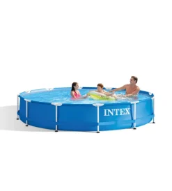 Piscine-Intex Piscina fuori terra con struttura rotonda 
