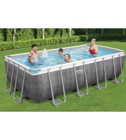 Piscine-Bestway Piscina fuori terra con struttura rettangolare