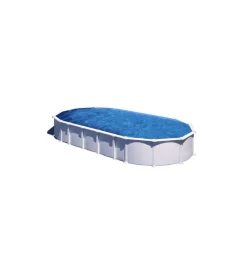 Discount Piscina fuori terra ovale "haiti" in acciaio colore bianco 1000x550x132 - cod. kitprov10288 Piscine