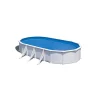 Clearance Piscina fuori terra ovale "atlantis" in acciaio colore bianco 800x470x132 - cod. kitprov818 Piscine