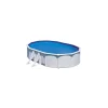 Gre Piscine|Piscina fuori terra ovale "fidji" in acciaio bianco 610x375x120 - cod. kit610eco