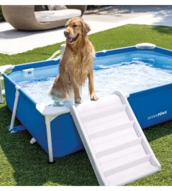 Intex Piscine|Piscina fuori terra rettangolare per cani 229x152x46 cm - cod. 48404np