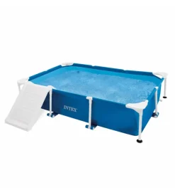 Intex Piscine|Piscina fuori terra rettangolare per cani 229x152x46 cm - cod. 48404np
