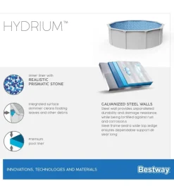 Piscine-Bestway Piscina fuori terra rotonda
