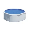 Online Piscina fuori terra rotonda "fidji" in acciaio bianco 350x350x120 - cod. kit350eco Piscine