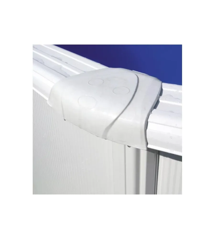 Online Piscina fuori terra rotonda "fidji" in acciaio bianco 350x350x120 - cod. kit350eco Piscine