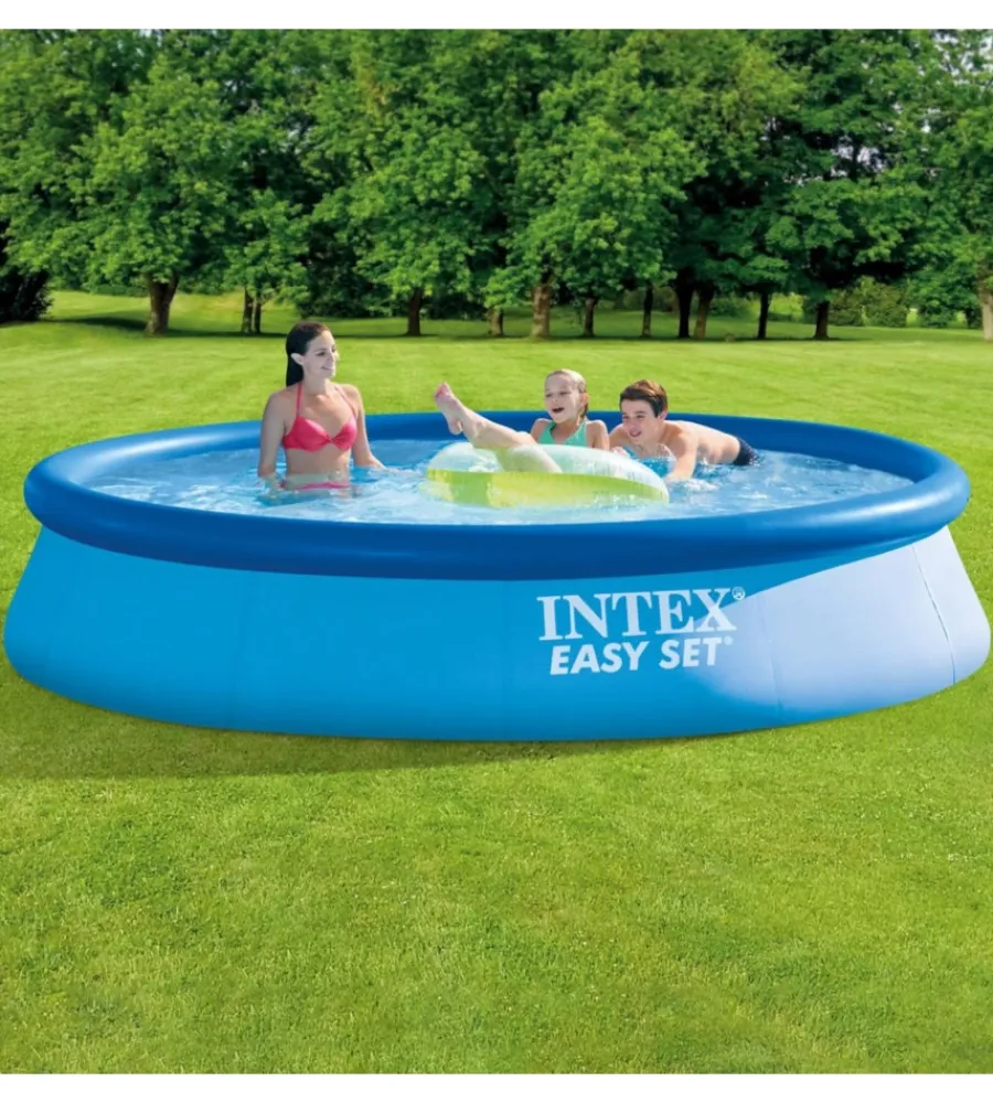 Piscine-Intex Piscina gonfiabile autoportante rotonda "easy set" 396x396x84 cm - cod. 28143np