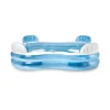 Clearance Piscina gonfiabile con 4 sedili "family"  cm 229x229x66 i.3 - cod. 56475np Piscine