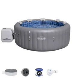 Piscine-Bestway Piscina idromassaggio gonfiabile "lay-z-spa santorini hydrojet pro" per 5-7 persone