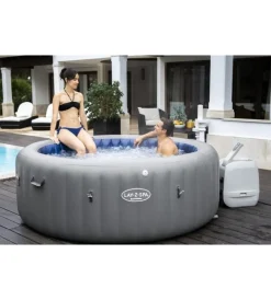 Piscine-Bestway Piscina idromassaggio gonfiabile "lay-z-spa santorini hydrojet pro" per 5-7 persone