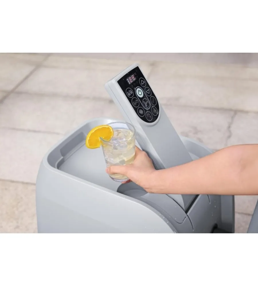 Piscine-Bestway Piscina idromassaggio gonfiabile "lay-z-spa santorini hydrojet pro" per 5-7 persone